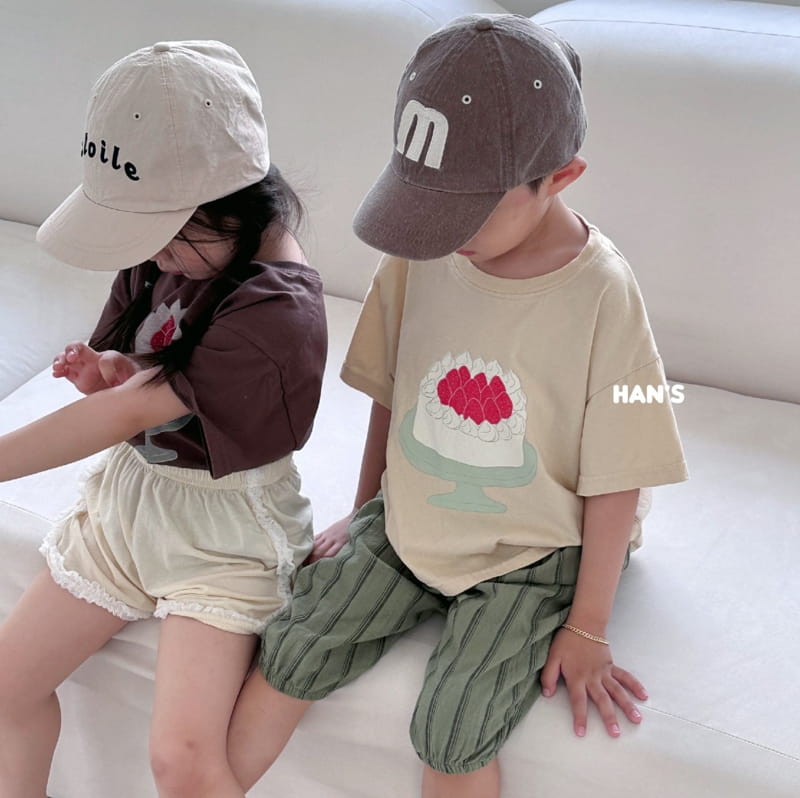 Han's - Korean Children Fashion - #magicofchildhood - Stripes Capri Pants - 10
