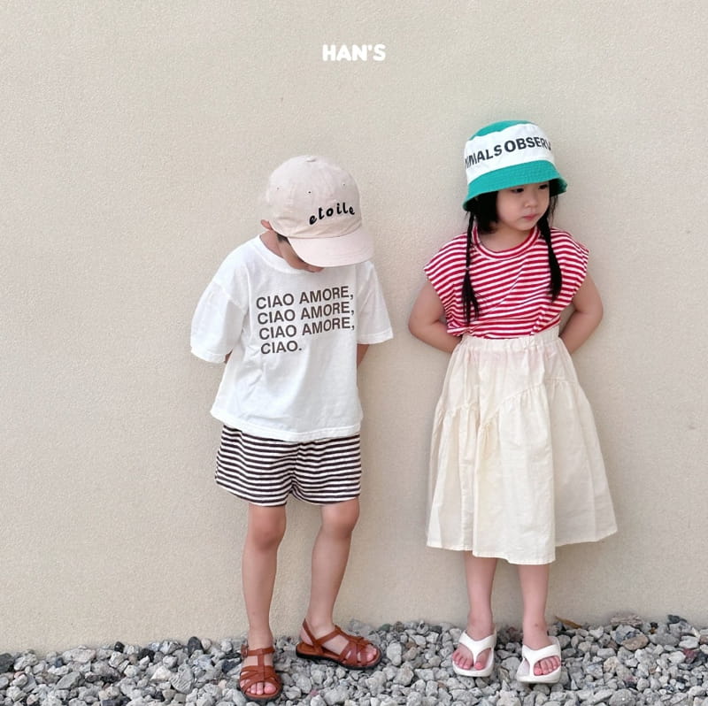 Han's - Korean Children Fashion - #littlefashionista - Simple Tee - 4
