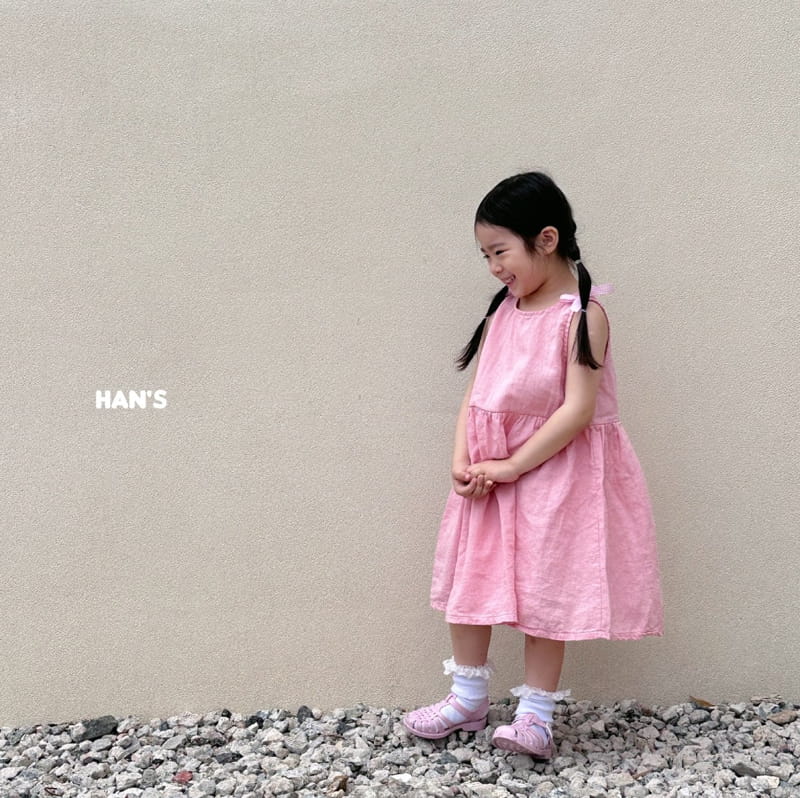 Han's - Korean Children Fashion - #minifashionista - Ribbon One-piece - 6