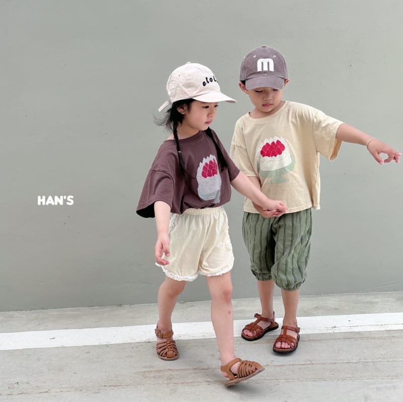 Han's - Korean Children Fashion - #minifashionista - Stripes Capri Pants - 11