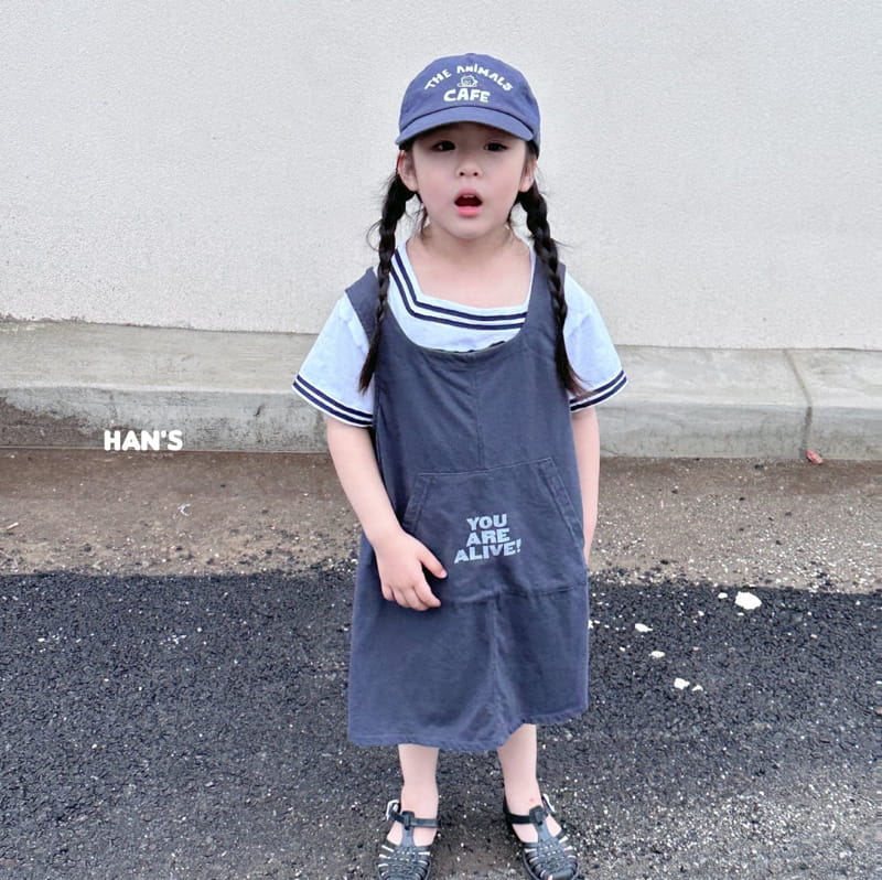 Han's - Korean Children Fashion - #minifashionista - Pocket One-piece - 7