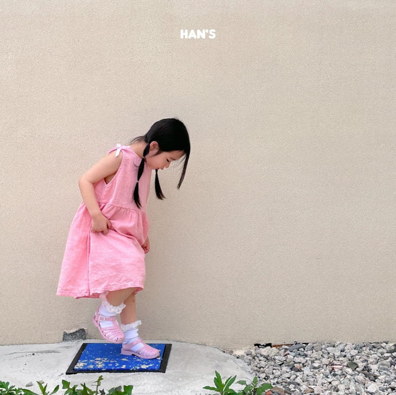 Han's - Korean Children Fashion - #prettylittlegirls - Ribbon One-piece - 7