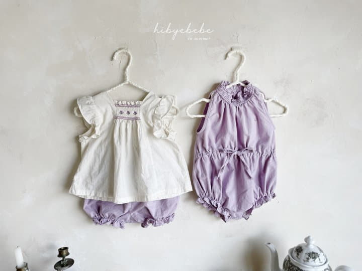 Hi Byebebe - Korean Baby Fashion - #babyboutiqueclothing - Flower Embrodiery Top Bottom Set - 5