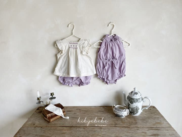 Hi Byebebe - Korean Baby Fashion - #babyboutique - Flower Frill Bodysuit - 4