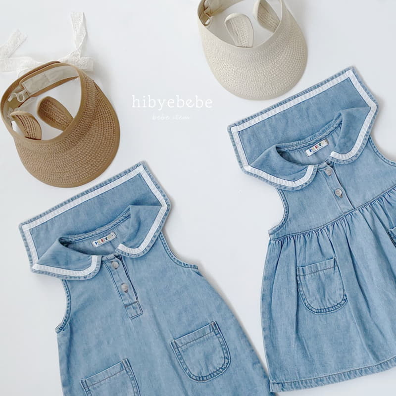 Hi Byebebe - Korean Baby Fashion - #babyboutiqueclothing - Pocket Denim One-piece