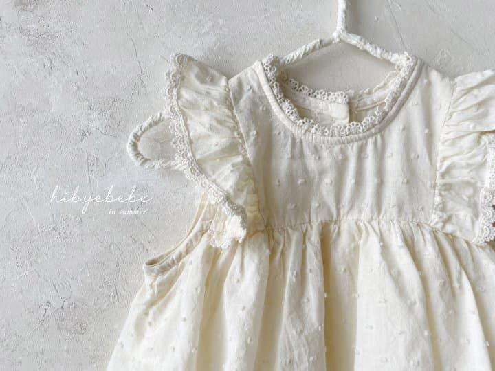 Hi Byebebe - Korean Baby Fashion - #babyfashion - Snow Flower Frill One-piece - 9