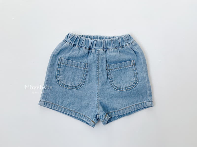 Hi Byebebe - Korean Baby Fashion - #babyclothing - Pocket Denim Shorts - 4