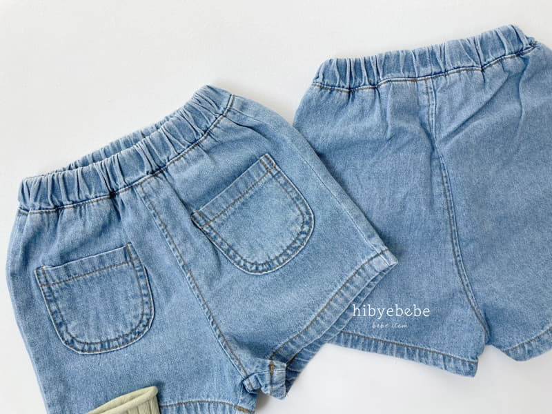 Hi Byebebe - Korean Baby Fashion - #babyfever - Pocket Denim Shorts - 5
