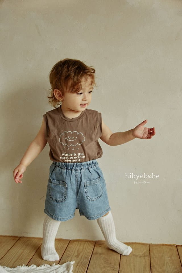 Hi Byebebe - Korean Baby Fashion - #babyfever - Cloud Sleeveless Tee - 5