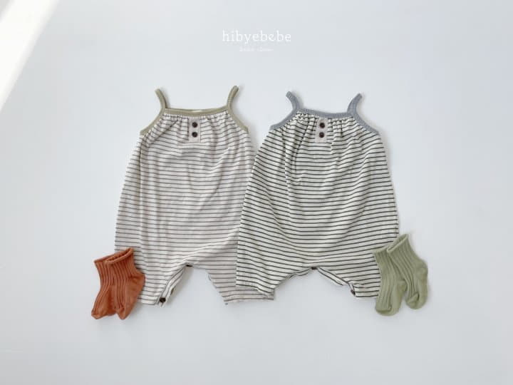 Hi Byebebe - Korean Baby Fashion - #babyfever - Slav Stripes Sleeveless Top Bottom Set - 10