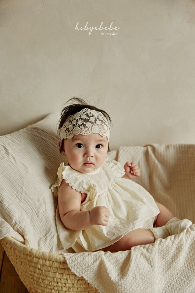 Hi Byebebe - Korean Baby Fashion - #babygirlfashion - Snow Flower Frill One-piece - 11