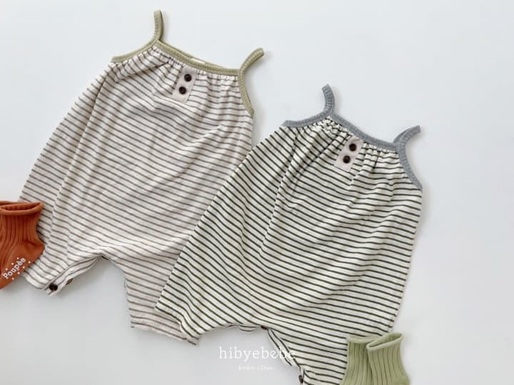Hi Byebebe - Korean Baby Fashion - #babygirlfashion - Slav Stripes Sleeveless Top Bottom Set - 11