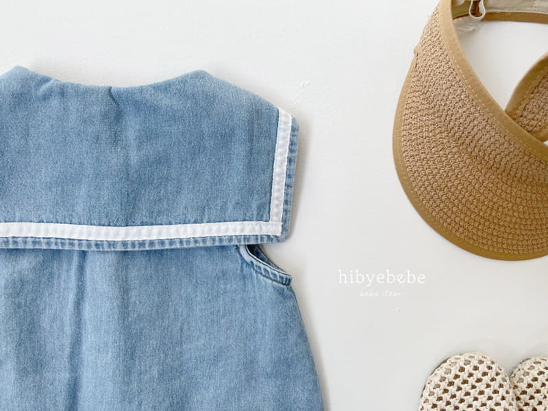 Hi Byebebe - Korean Baby Fashion - #babylifestyle - Pocket Denim One-piece - 6