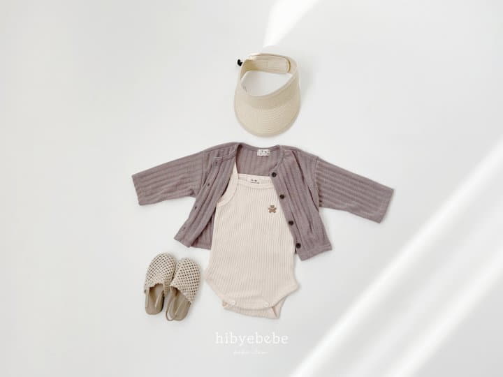 Hi Byebebe - Korean Baby Fashion - #babylifestyle - Rib Knit Sleeveless Bodysuit - 9