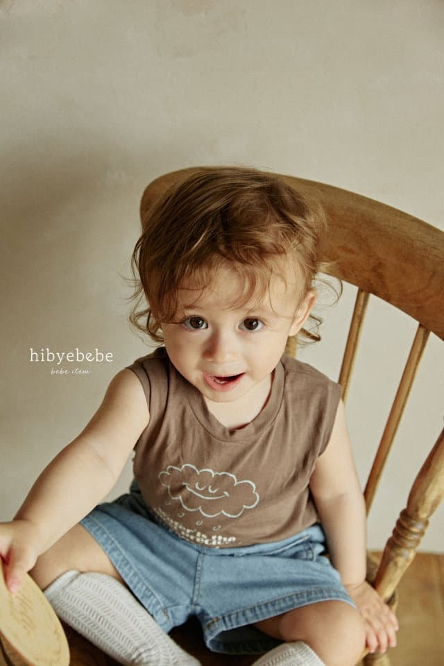 Hi Byebebe - Korean Baby Fashion - #babylifestyle - Cloud Sleeveless Tee - 7