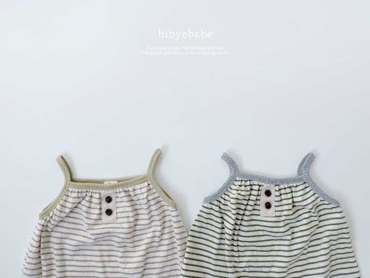 Hi Byebebe - Korean Baby Fashion - #babylifestyle - Slav Stripes Sleeveless Top Bottom Set - 12