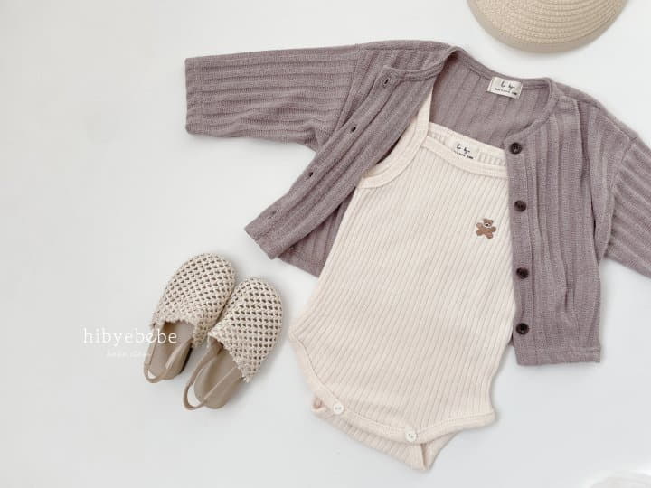 Hi Byebebe - Korean Baby Fashion - #babyoninstagram - Rib Knit Sleeveless Bodysuit - 10