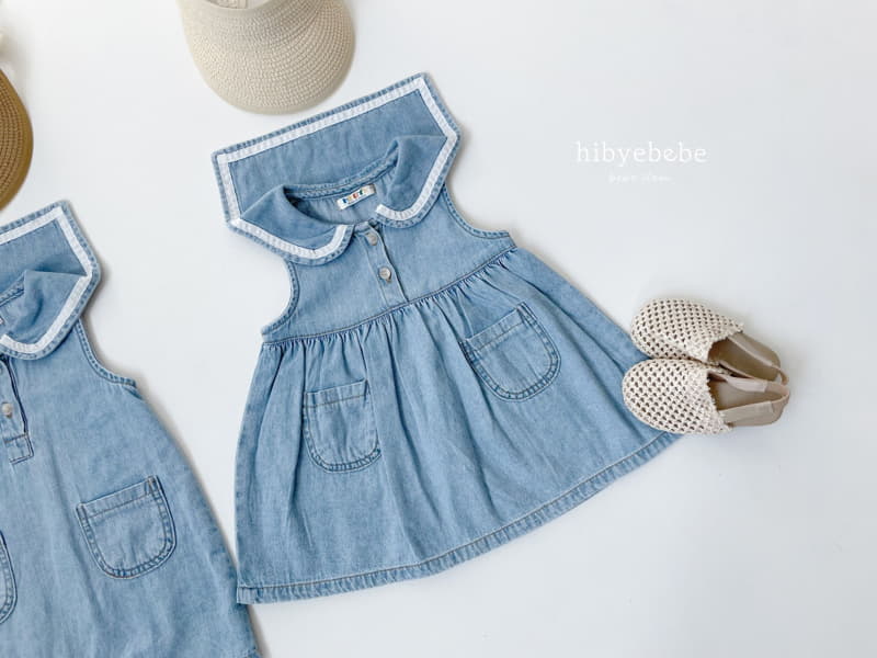 Hi Byebebe - Korean Baby Fashion - #babyootd - Pocket Denim One-piece - 8