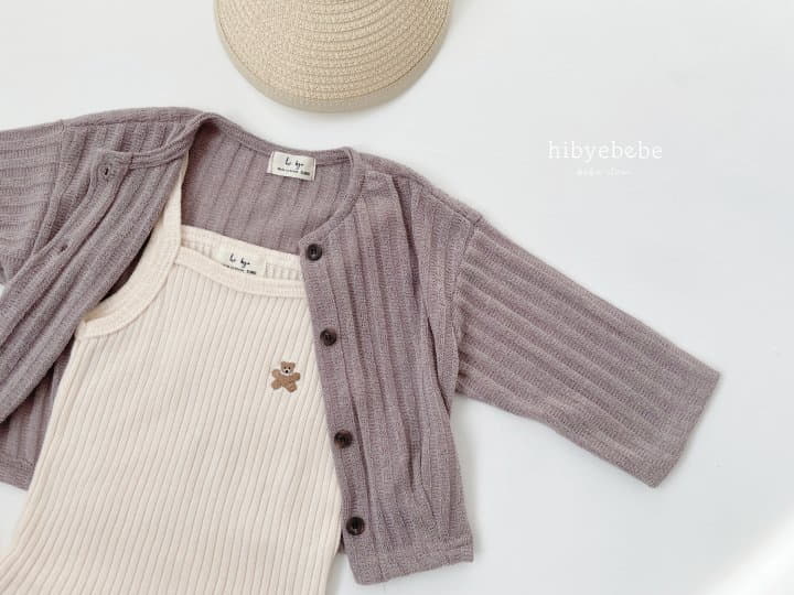 Hi Byebebe - Korean Baby Fashion - #babyootd - Rib Knit Sleeveless Bodysuit - 11