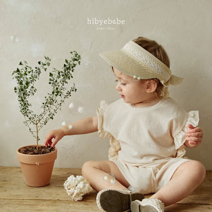 Hi Byebebe - Korean Baby Fashion - #babyoutfit - Macaroon Frill Top Bottom Set - 12