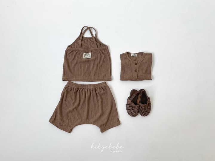 Hi Byebebe - Korean Baby Fashion - #babyoutfit - Cool Knit Top Bottom Cardigan Set - 6