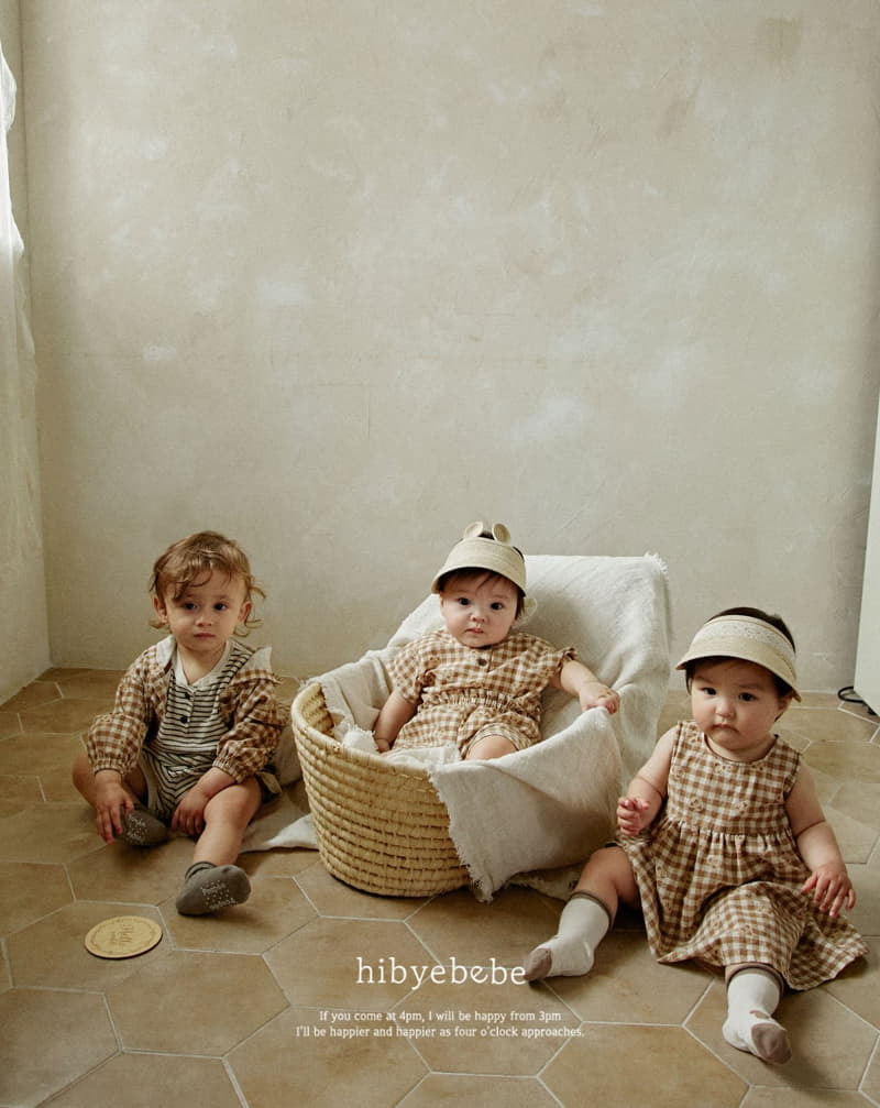 Hi Byebebe - Korean Baby Fashion - #babyoutfit - Mocha Bear One-piece - 6