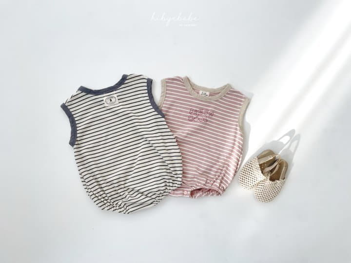 Hi Byebebe - Korean Baby Fashion - #babyoutfit - Fresh Sleeveless Bodysuit - 2