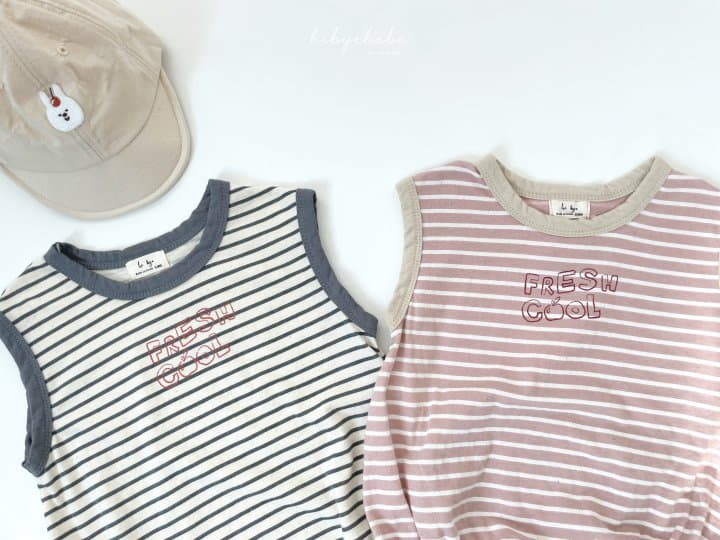 Hi Byebebe - Korean Baby Fashion - #babyoutfit - Fresh Sleeveless Bodysuit - 3