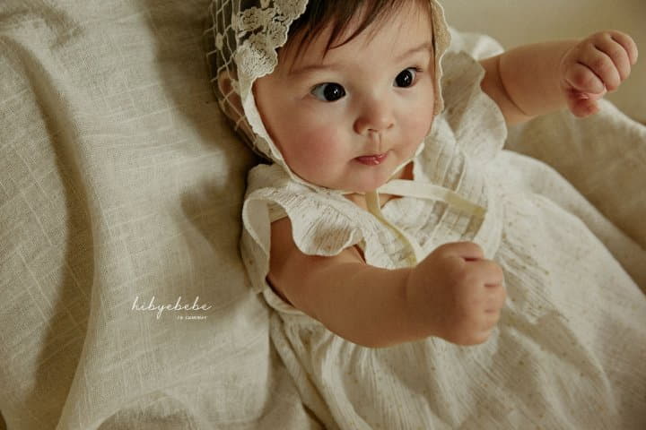 Hi Byebebe - Korean Baby Fashion - #babyoutfit - Shine Star Lace Bodysuit - 6