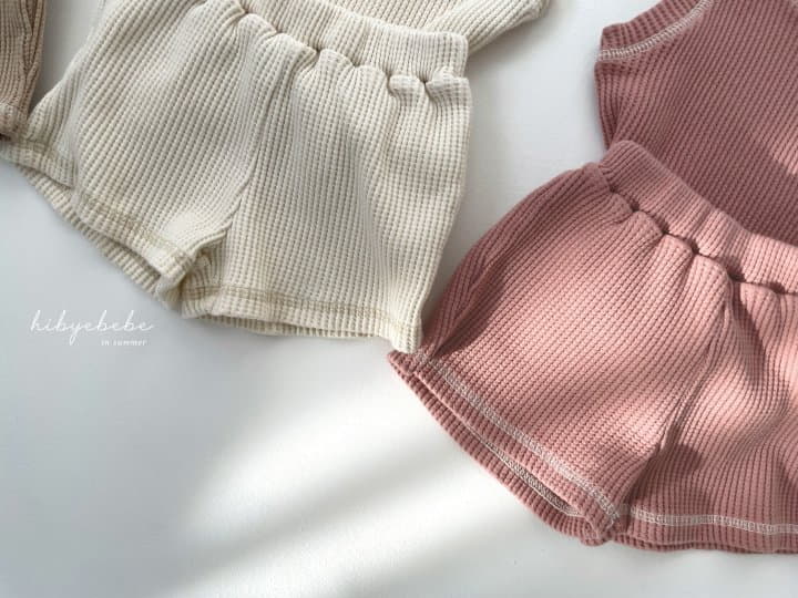 Hi Byebebe - Korean Baby Fashion - #babywear - Croiffle Sleeveless Top Bottom Set - 7