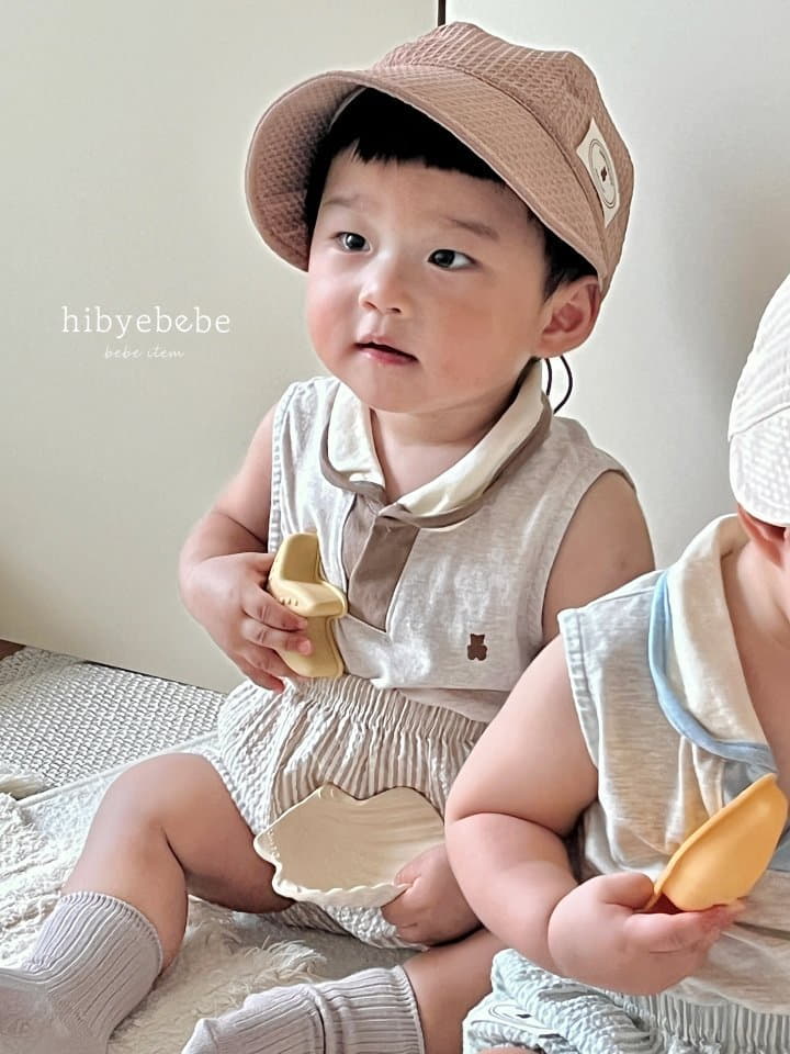 Hi Byebebe - Korean Baby Fashion - #onlinebabyboutique - V Neck Collar Top Bottom Set - 11