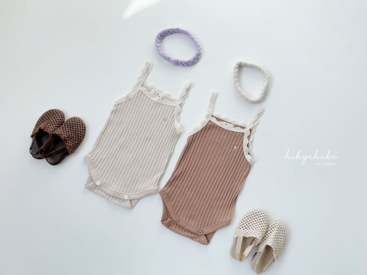 Hi Byebebe - Korean Baby Fashion - #onlinebabyshop - Eve Lace Bodysuit - 2