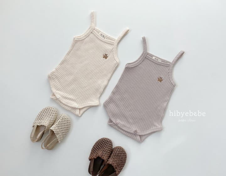 Hi Byebebe - Korean Baby Fashion - #onlinebabyshop - Rib Knit Sleeveless Bodysuit