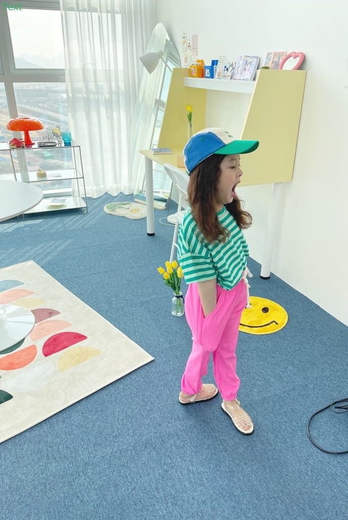 Honeybee - Korean Children Fashion - #childofig - Stripes Heart Embrodiery Tee - 7