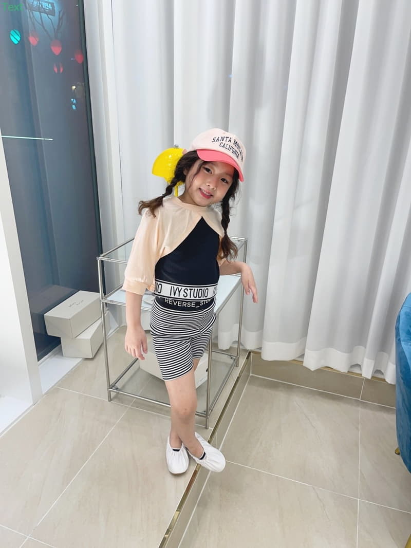 Honeybee - Korean Children Fashion - #childofig - Crop Shoulder Tee - 9