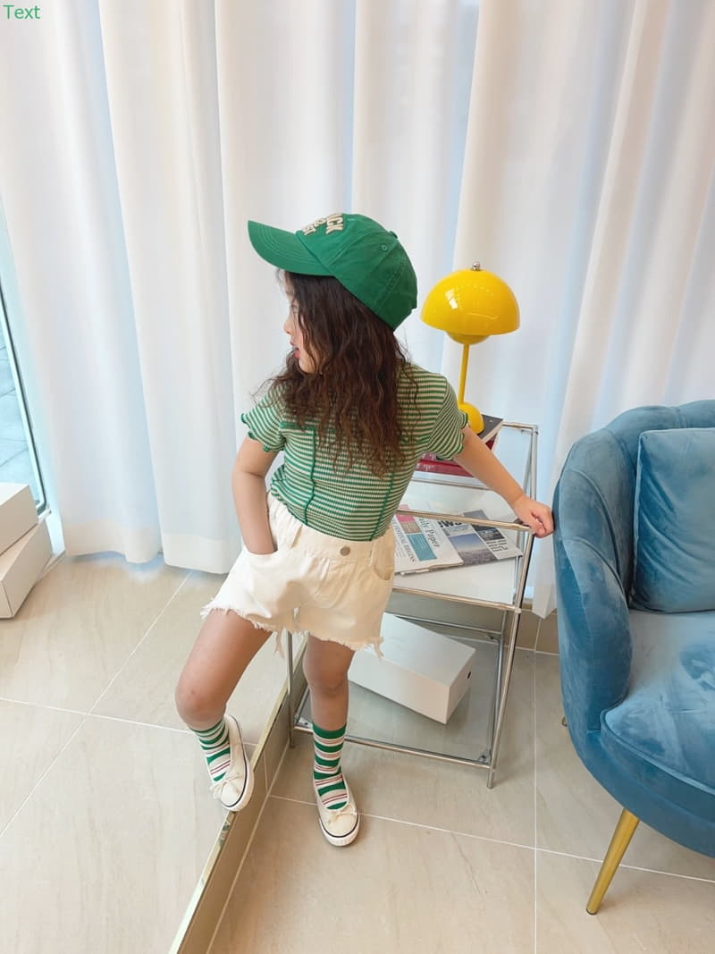 Honeybee - Korean Children Fashion - #childofig - Stripes Rib Tee - 2