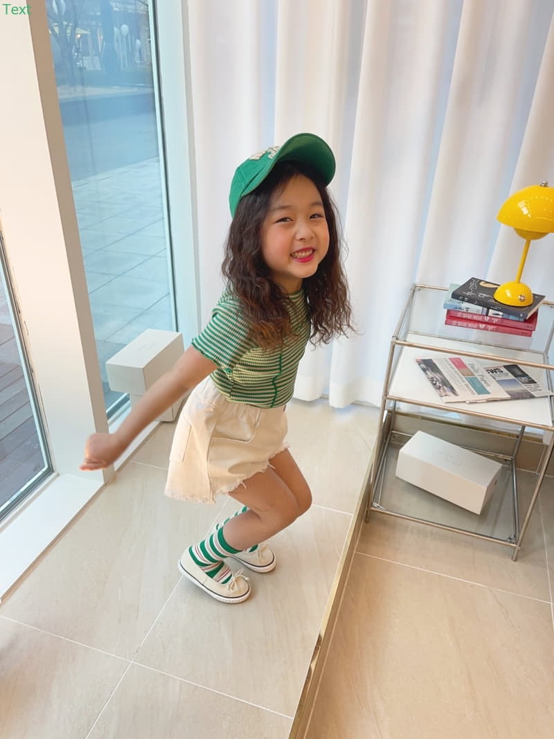 Honeybee - Korean Children Fashion - #childrensboutique - Stripes Rib Tee - 3