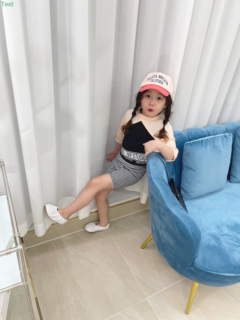 Honeybee - Korean Children Fashion - #designkidswear - Crop Shoulder Tee - 11