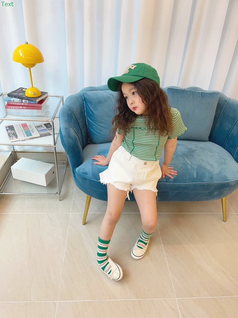 Honeybee - Korean Children Fashion - #childrensboutique - Stripes Rib Tee - 4