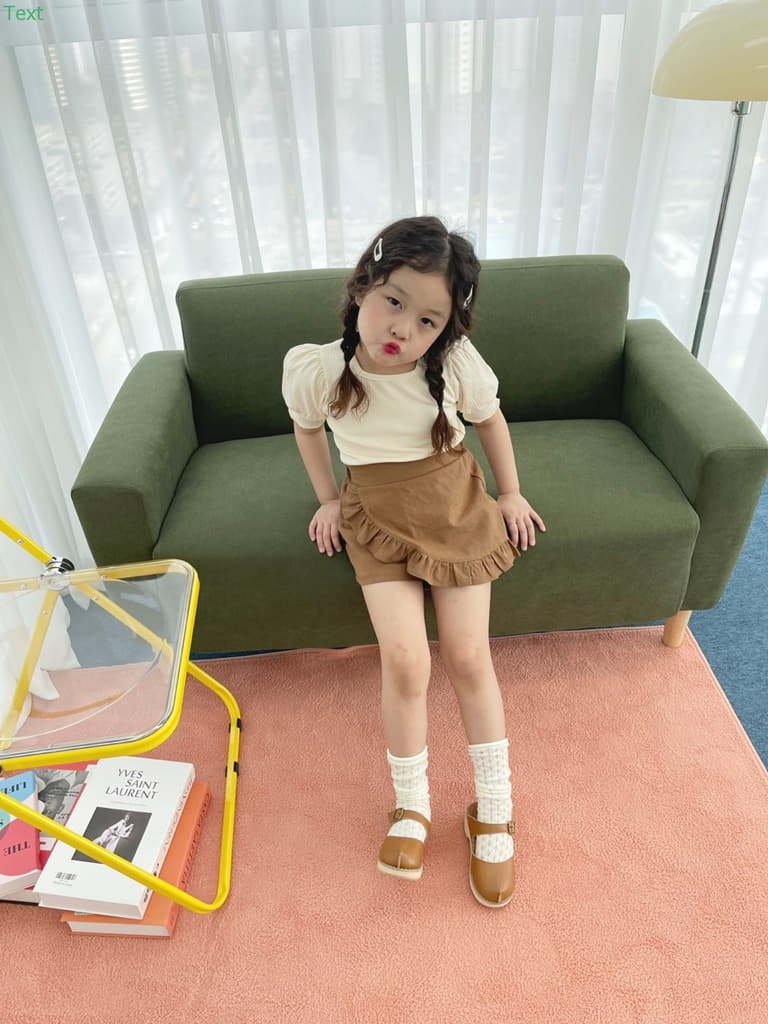 Honeybee - Korean Children Fashion - #fashionkids - Linen Frill Skirt
