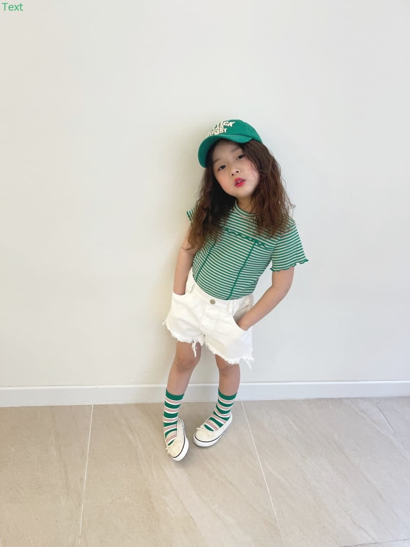 Honeybee - Korean Children Fashion - #fashionkids - Stripes Rib Tee - 6