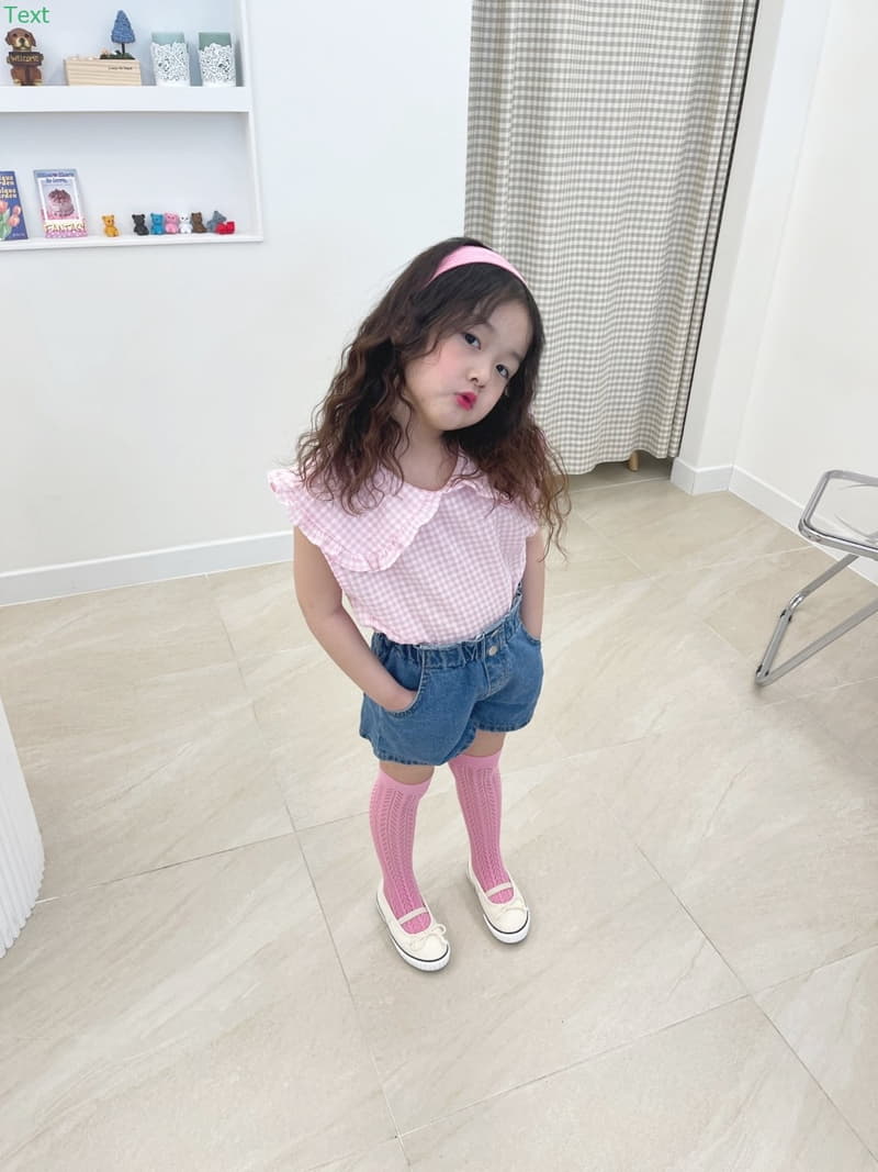 Honeybee - Korean Children Fashion - #kidsshorts - Two Button Denim Shorts - 8