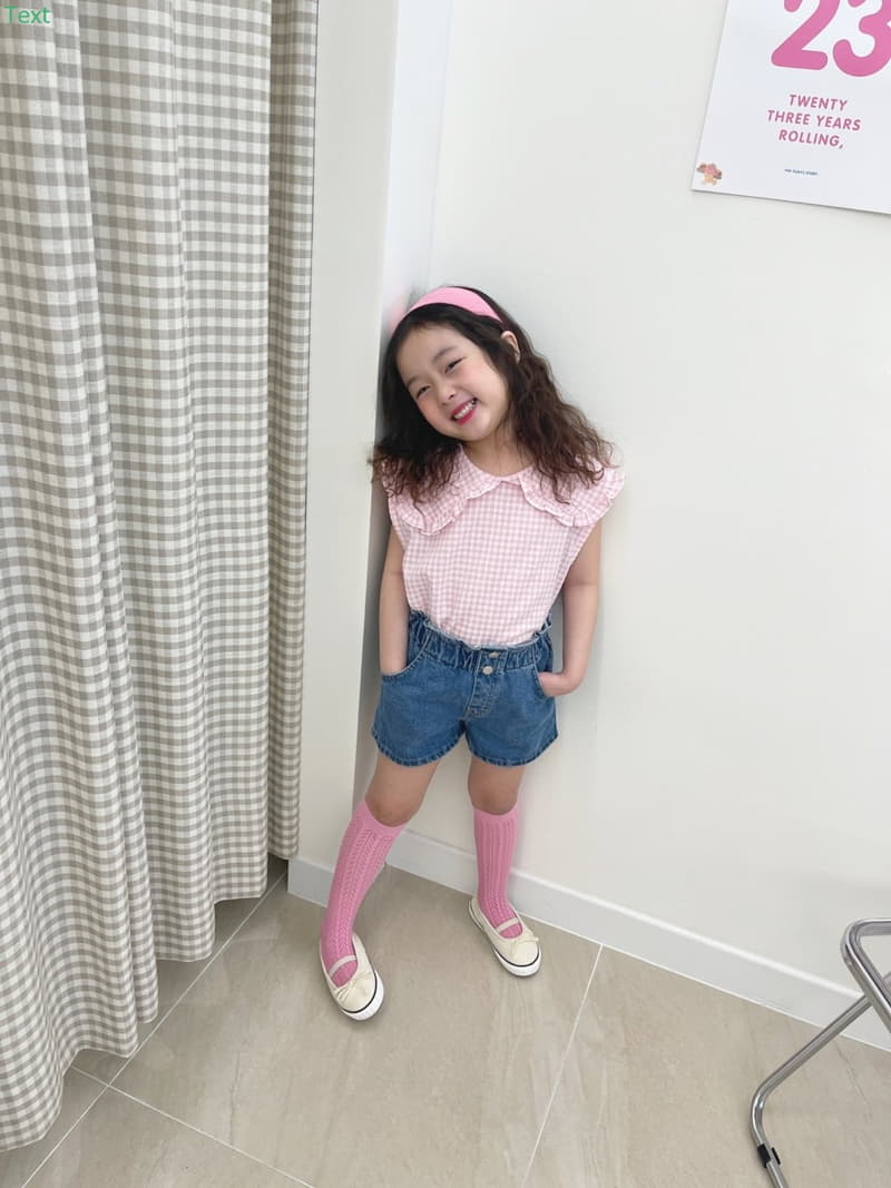 Honeybee - Korean Children Fashion - #kidsstore - Two Button Denim Shorts - 9