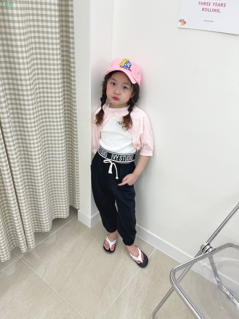 Honeybee - Korean Children Fashion - #kidzfashiontrend - Crop Shoulder Tee - 2