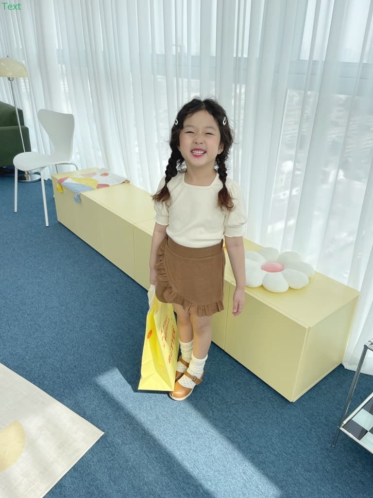 Honeybee - Korean Children Fashion - #littlefashionista - Linen Frill Skirt - 6