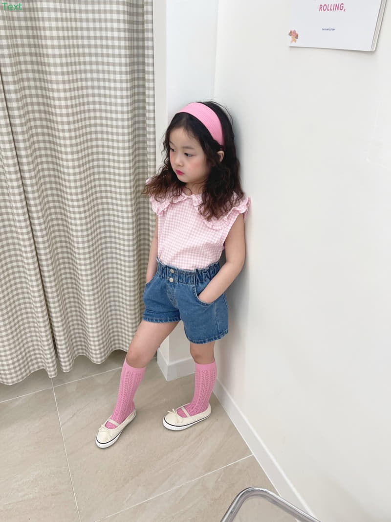 Honeybee - Korean Children Fashion - #littlefashionista - Two Button Denim Shorts - 12