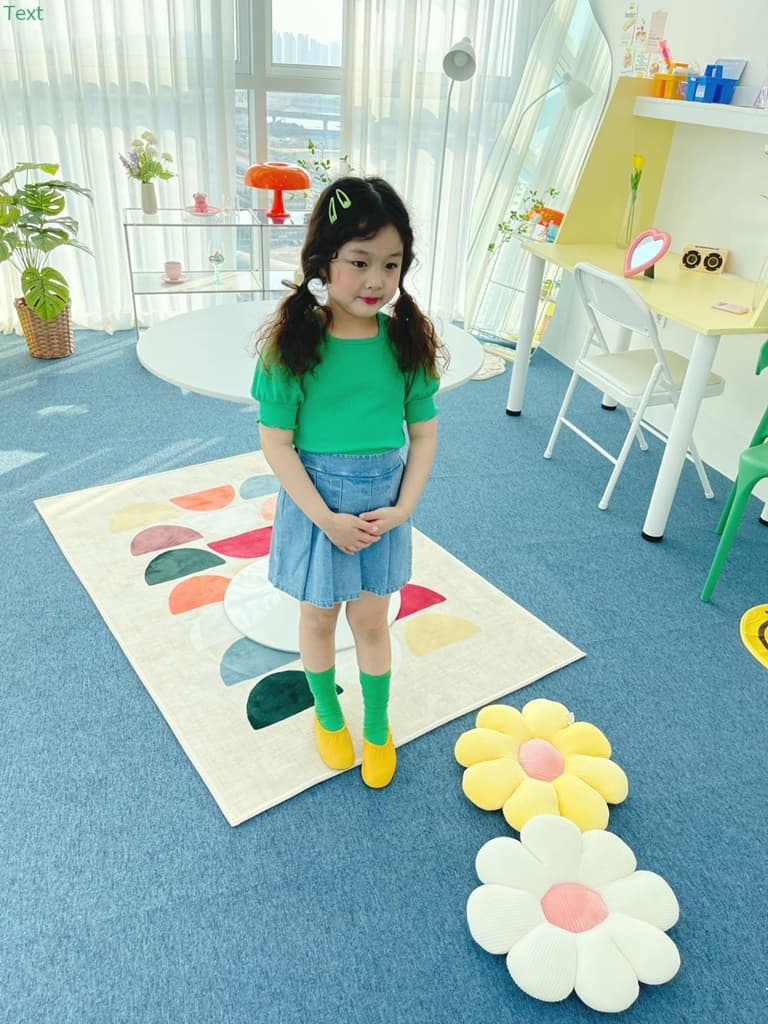Honeybee - Korean Children Fashion - #toddlerclothing - Rib Puff Tee - 6