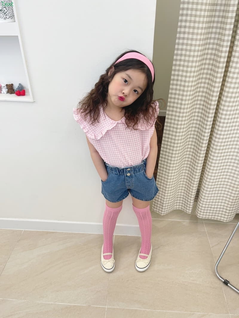 Honeybee - Korean Children Fashion - #toddlerclothing - Two Button Denim Shorts