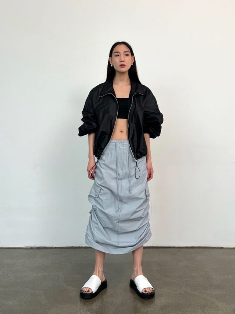 Inni - Korean Women Fashion - #vintageinspired - Metal Skirt - 8