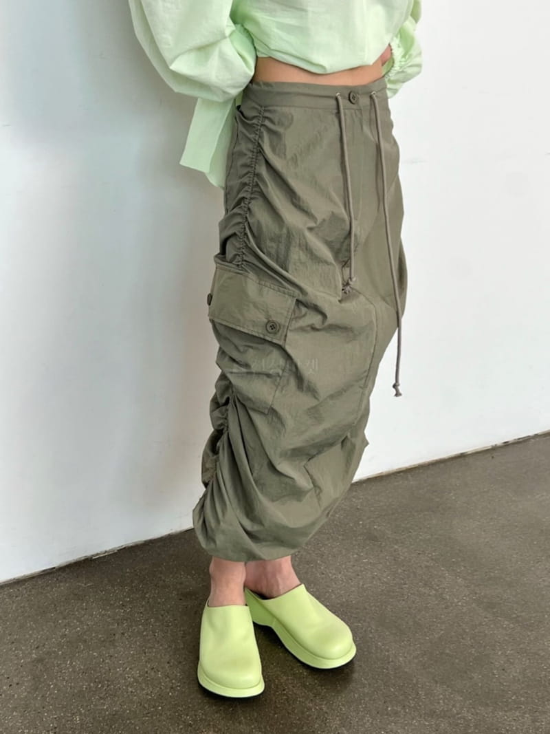 Inni - Korean Women Fashion - #vintagekidsstyle - Metal Skirt - 9